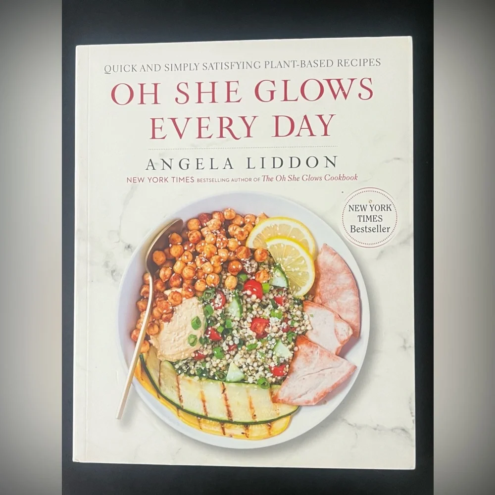 Bundle of TWO Oh She Glows Cookbook Set By Angela Liddon Plant Based Cooking
